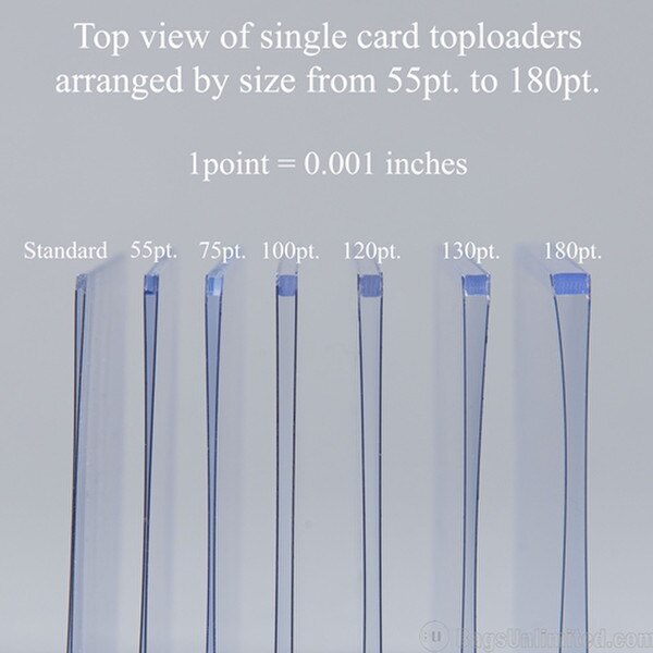 Toploaders for 55 Pt. Trading Cards
